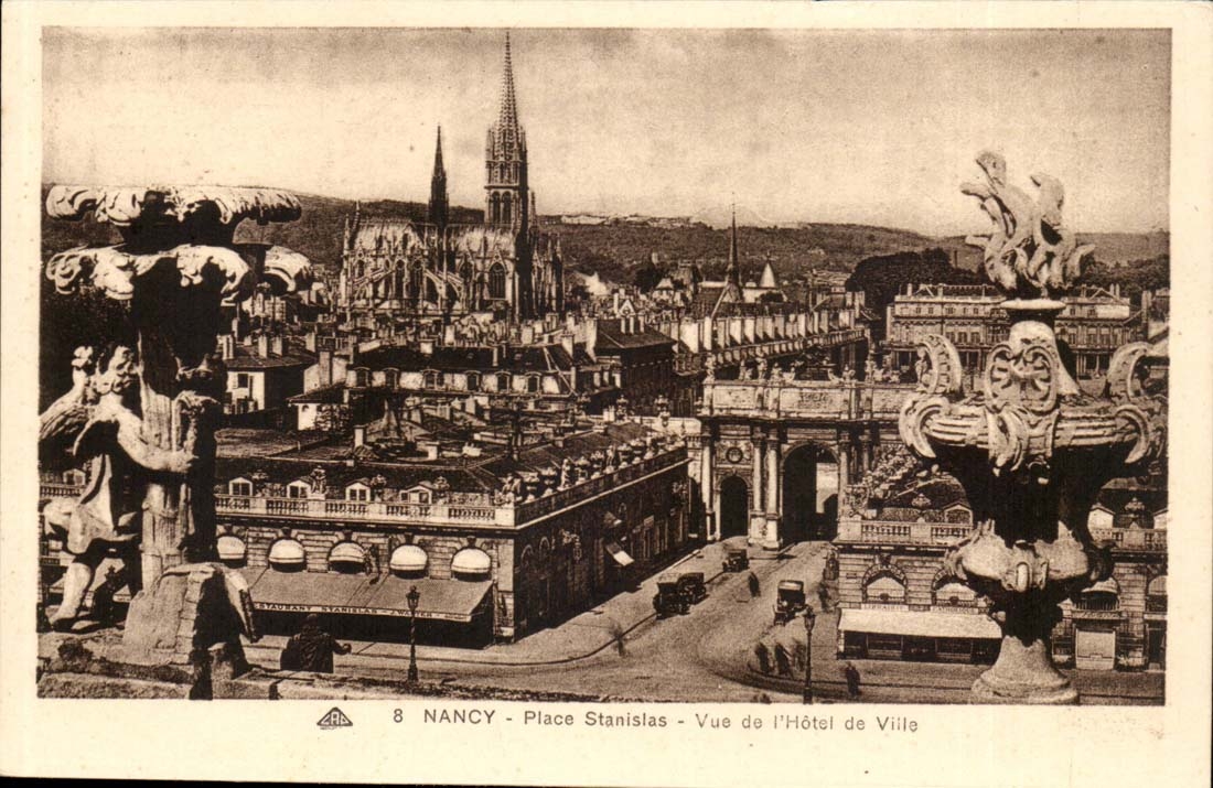 Nancy CPA Place Stanislas Vue de l'hotel de ville