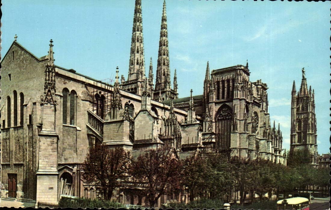Bordeaux CPA Dimensions southern cathedral Saint Andre the Tower Pey Berland