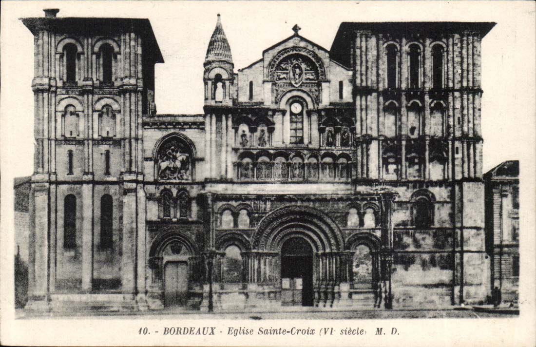 Bordeaux CPA Church Sainte Cross (6th)