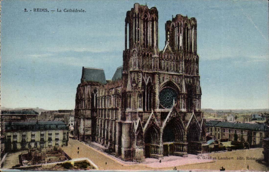 Reims CPA die Kathedrale