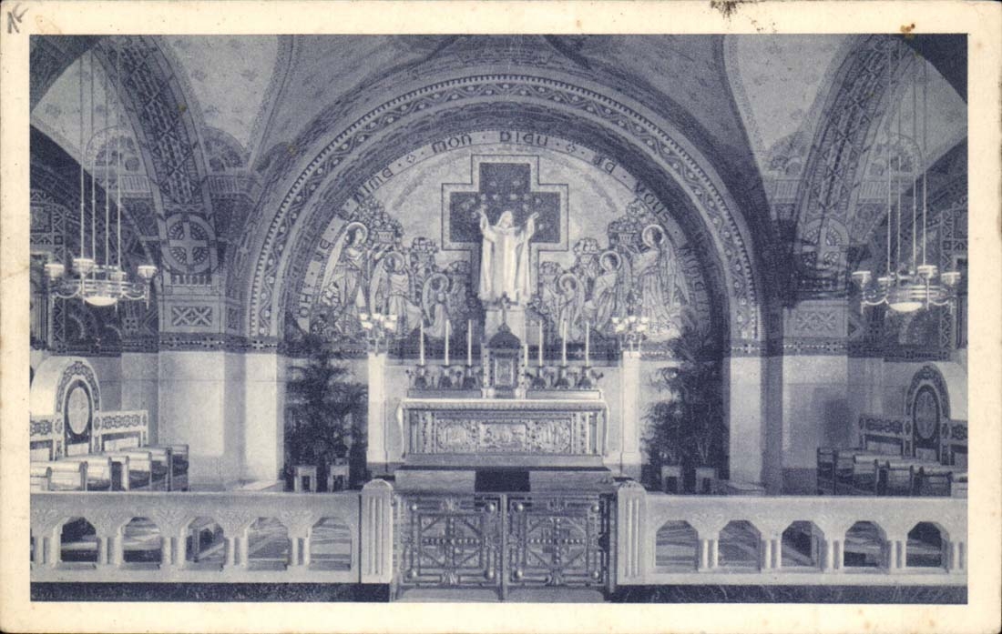 CPA Basilika von Lisieux der Kryptachor