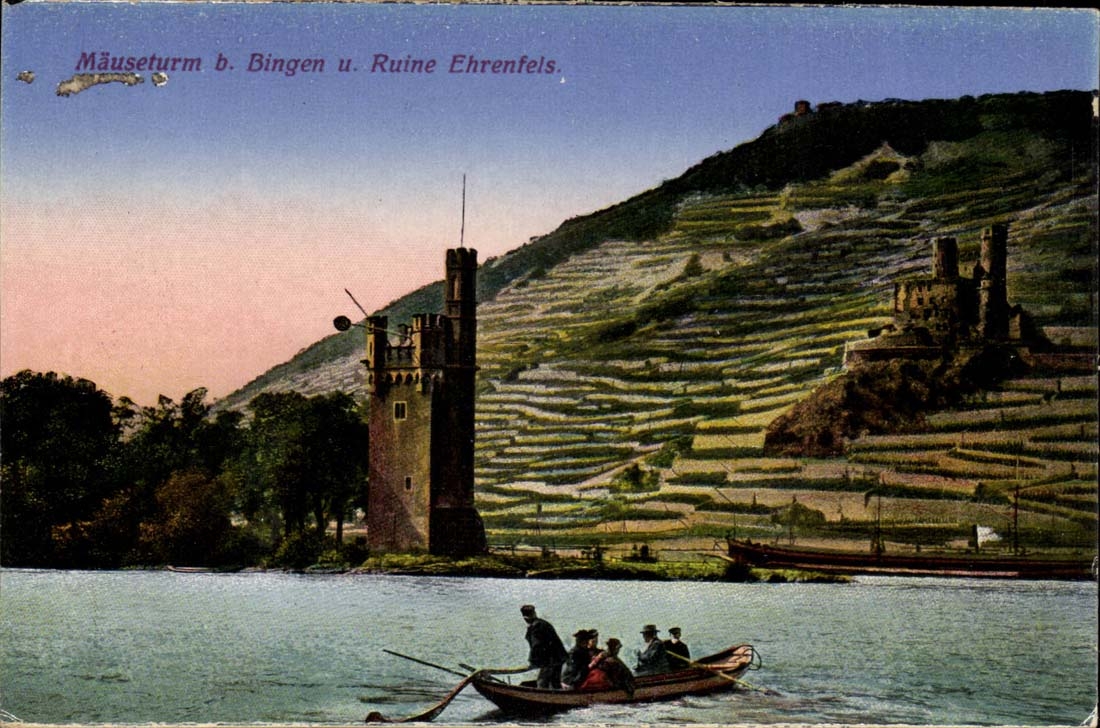 Germany Mauseturm B Bingen a dRuine Ehrenfels
