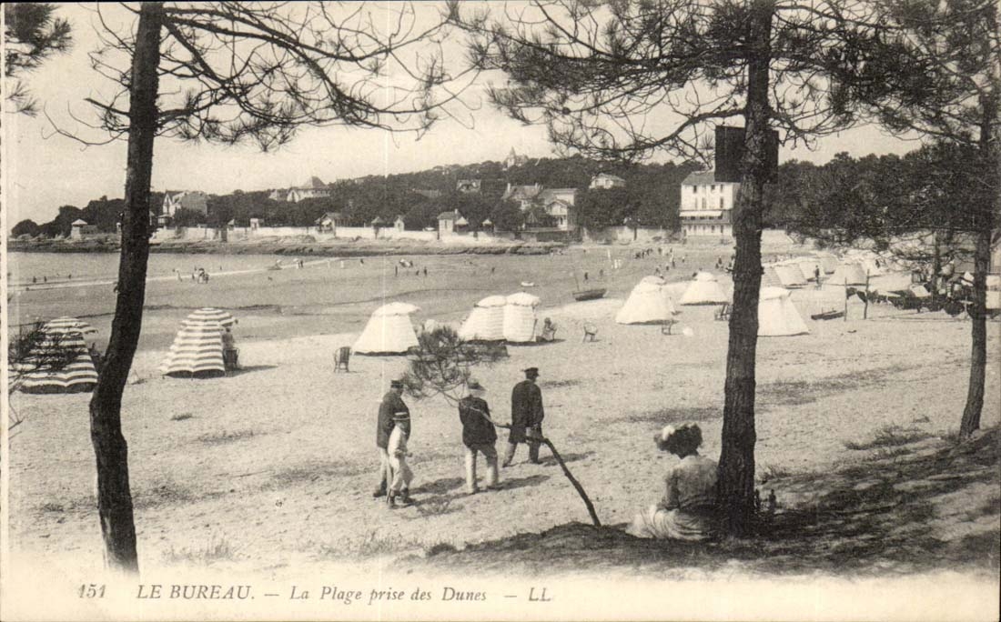 Buro CPA der Strand genommen von den Dunen