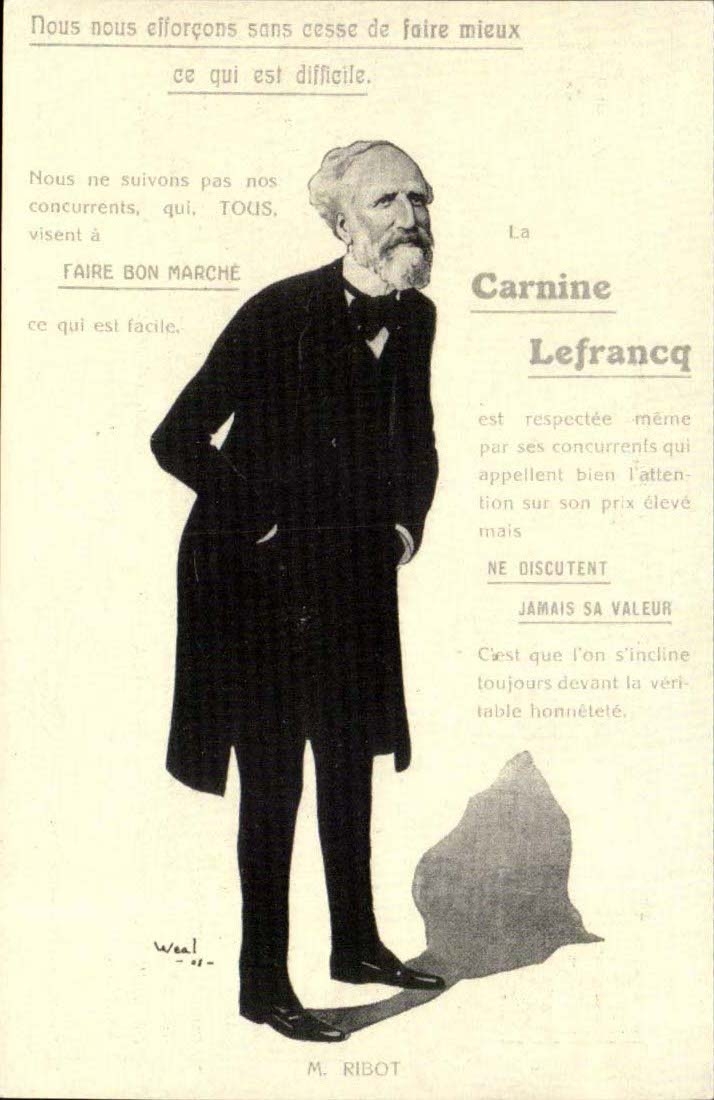 REPRODUCTION the carnine surprises the ohonnete Ribot