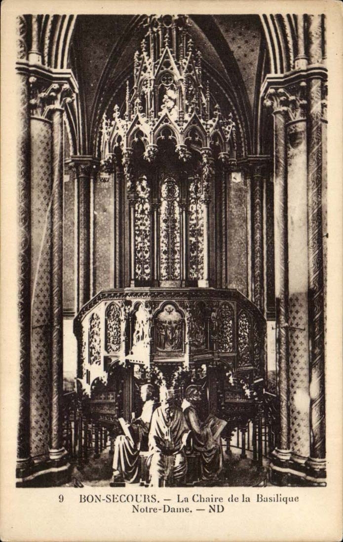 Bonsecours CPA the pulpit of the basilica of Notre Dame