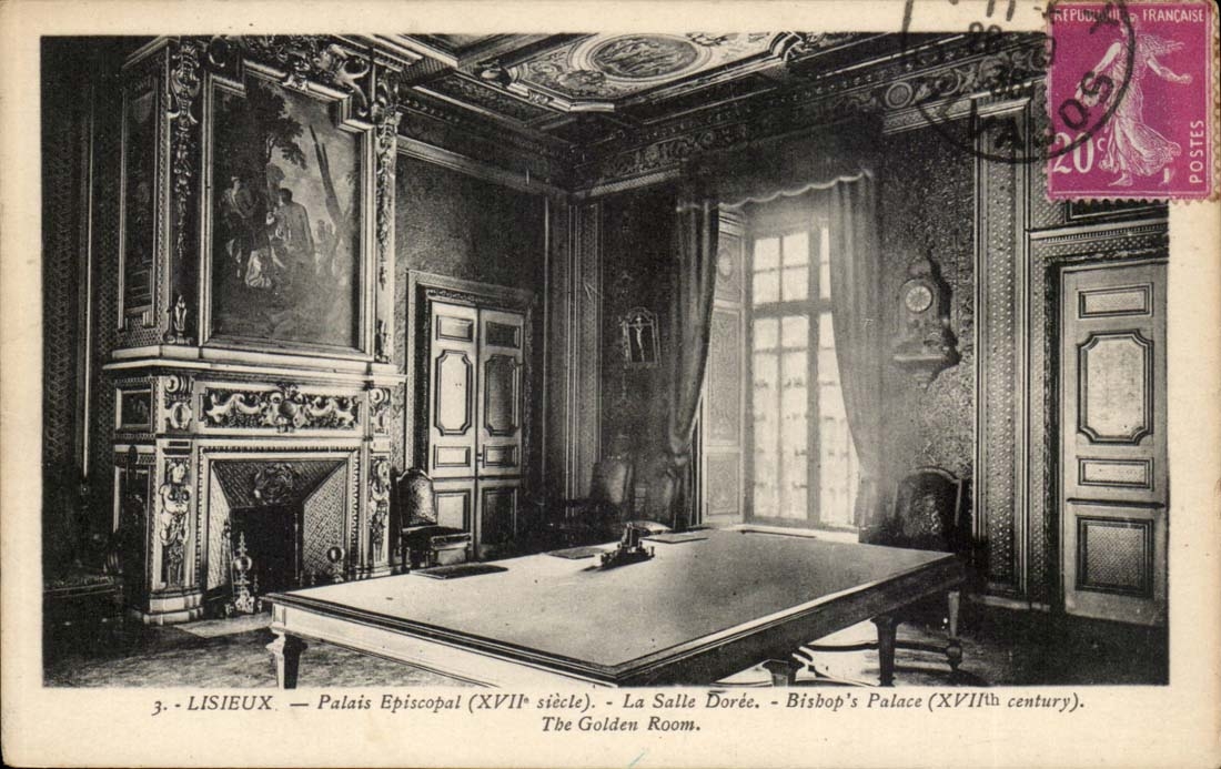 Lisieux CPA episkopaler Gaumen (17) der Raum golden