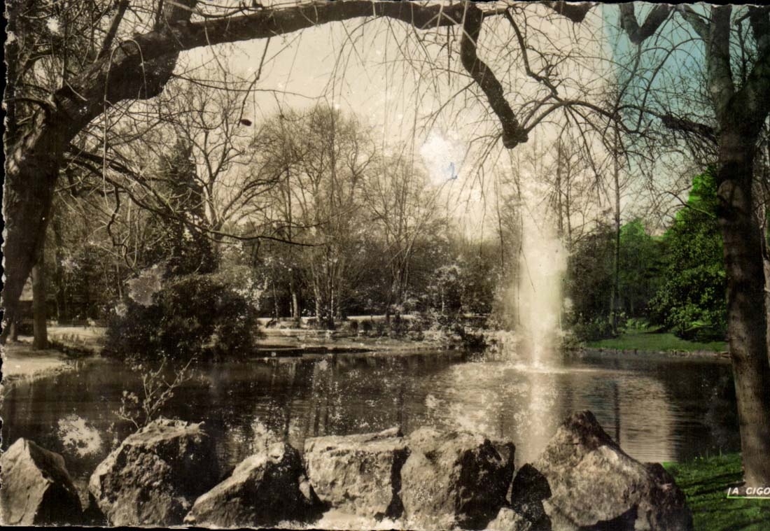 Nantes CPA the botanical garden