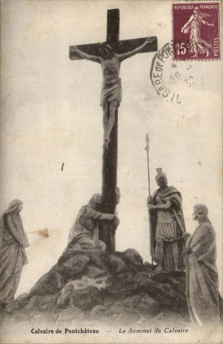 CPA Martyrdom of Pontchateau the top of the martyrdom