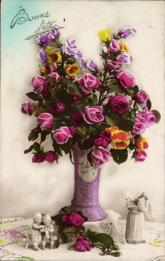 CPA Good Fantasy celebrates Fleurs