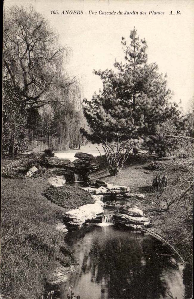 Angers CPA a cascade of the ajrdin of the plants