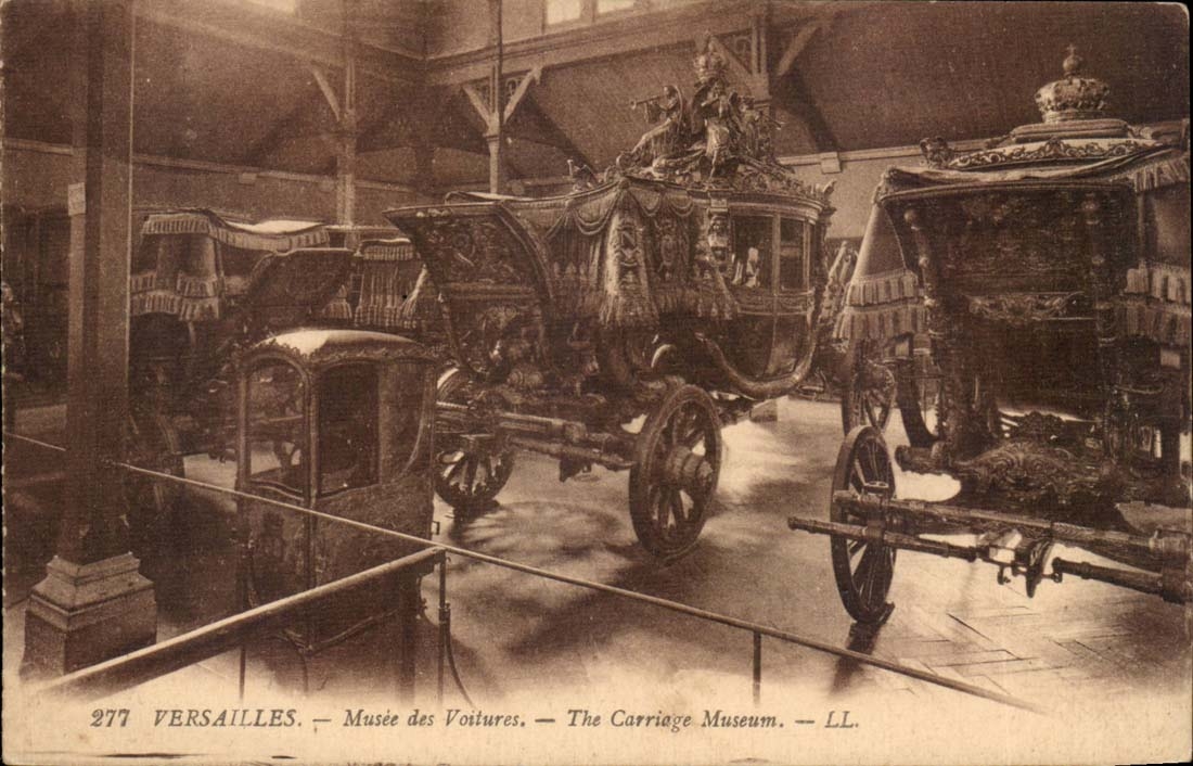 Versailles CPA Museum of the cars