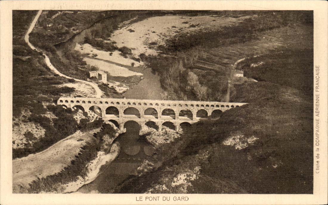Gard - the Bridge of Gard - CPA