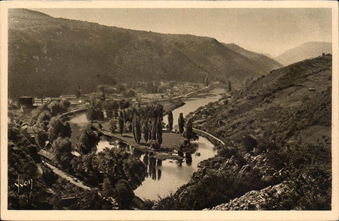 Besancon - Doubs and the Island Malpas - CPA