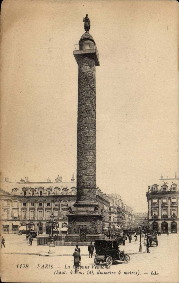 Paris 1 - Automobil Vendome setzen - CPA