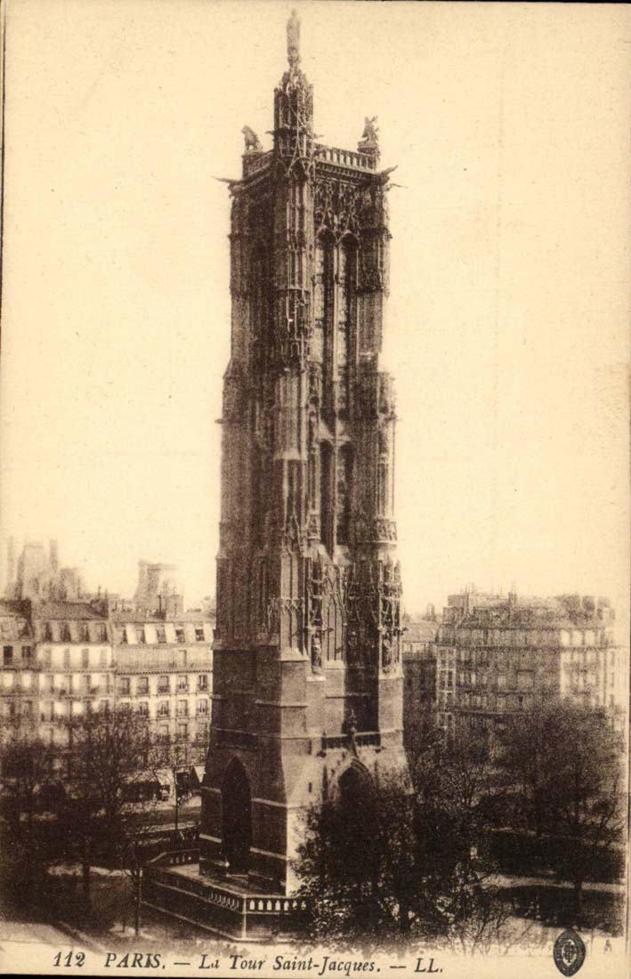 Paris 5 - The Tower Saint Jacques - CPA