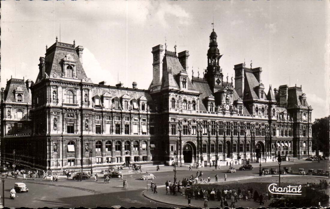 Paris CPA das Rathaus