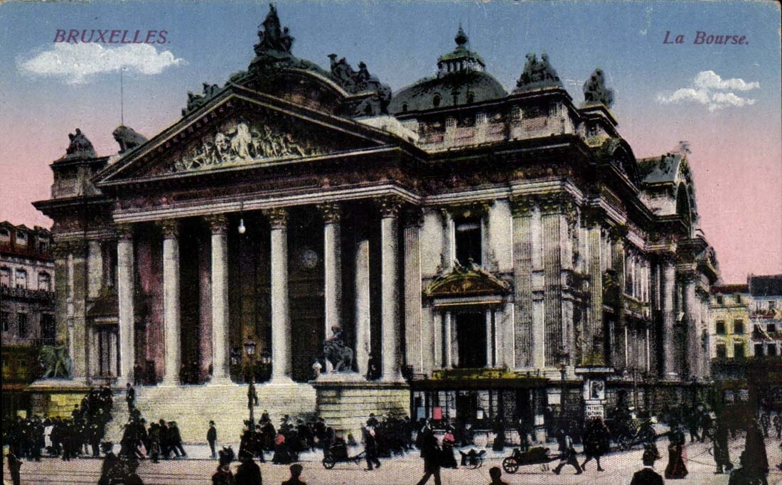 Belgien Brussel CPA die Borse