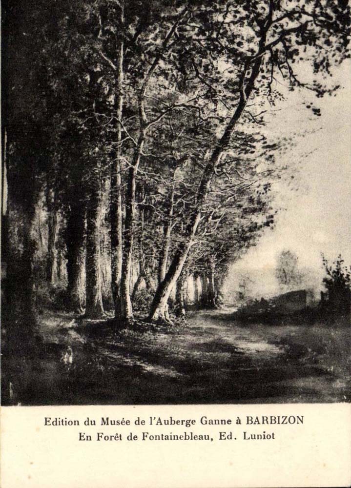 CPA Ausgabe des Museums des Ganne Gasthauses hat Barbizon aus Bohrgerat heraus hat Fontainebleau ED luniot