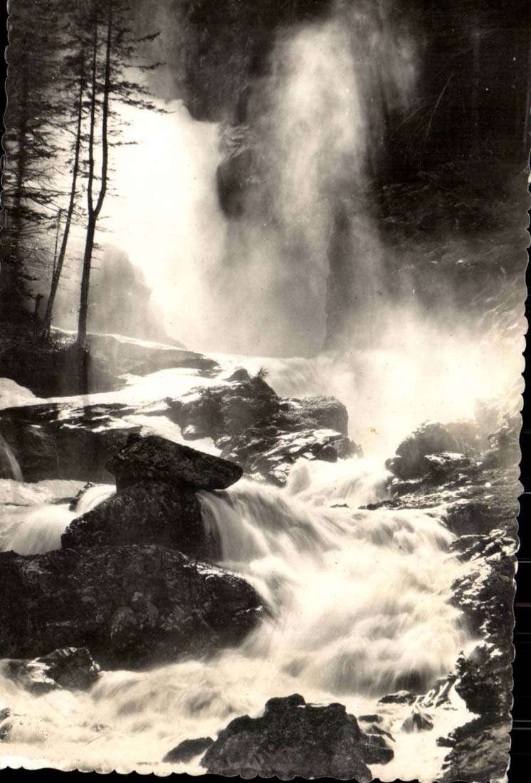 CPSM Cauterets Kaskaden der Kielraumkanale