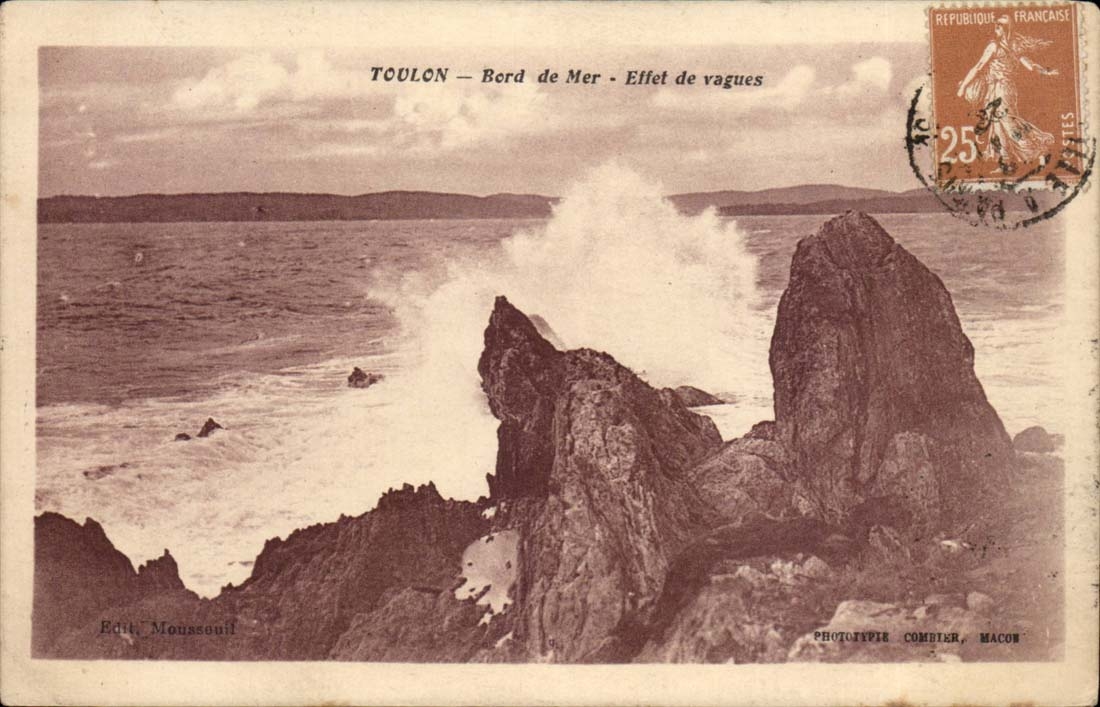 CPA Toulon Seaside Effect of waves