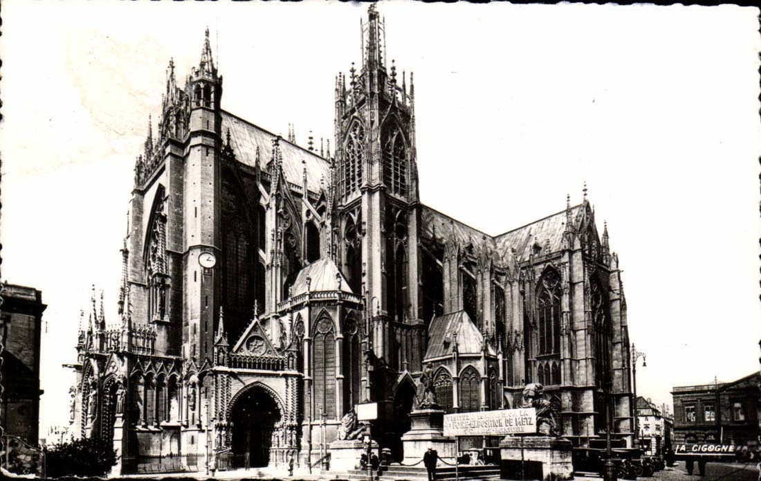 Metz CPA the cathedral Side wall southern east