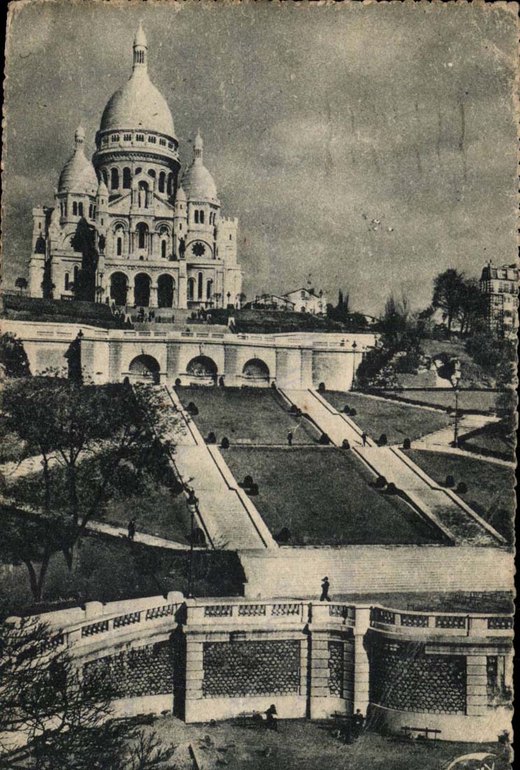 Paris CPA Basilique du SAcre Coeur de Montmartre