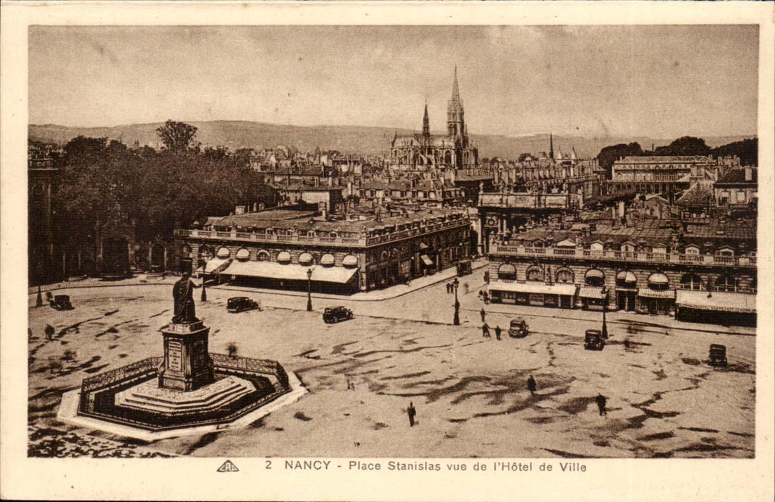 Nancy CPA Place Stanislas vue de l'hotel de ville