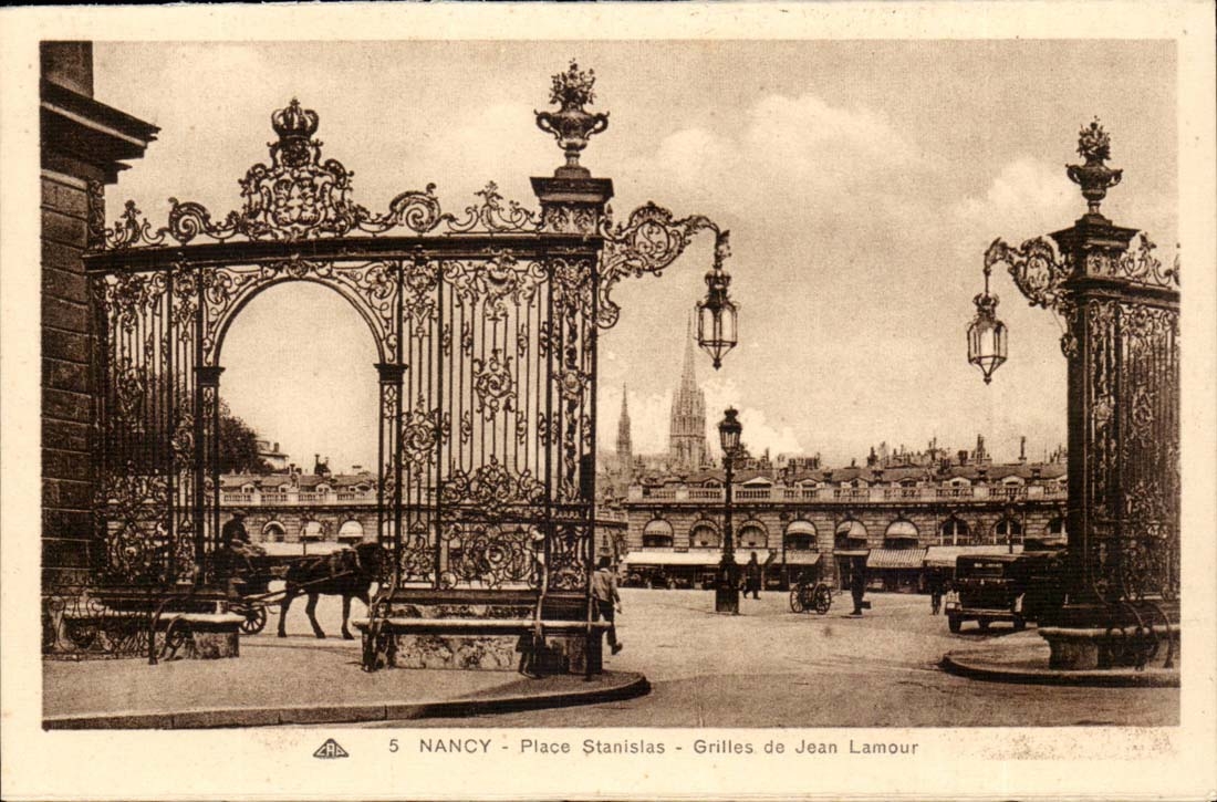 Nancy CPA Place Stanislas GRilles de Jean Lamour