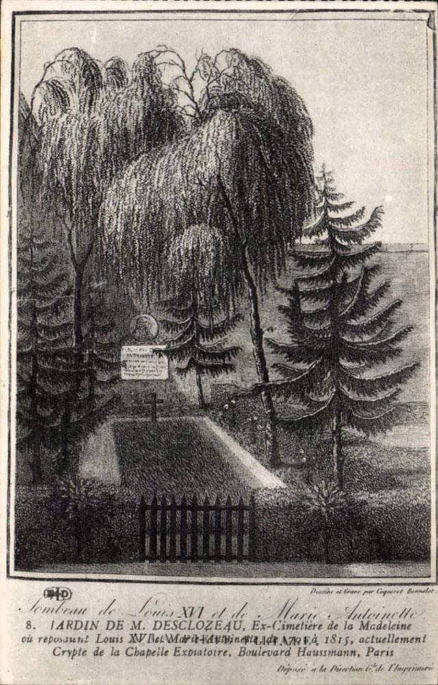 Garten Paris-CPA von Herrn Desclozeau ex Cimetiere von der Prachtstrasse Madeleine-Haussmann