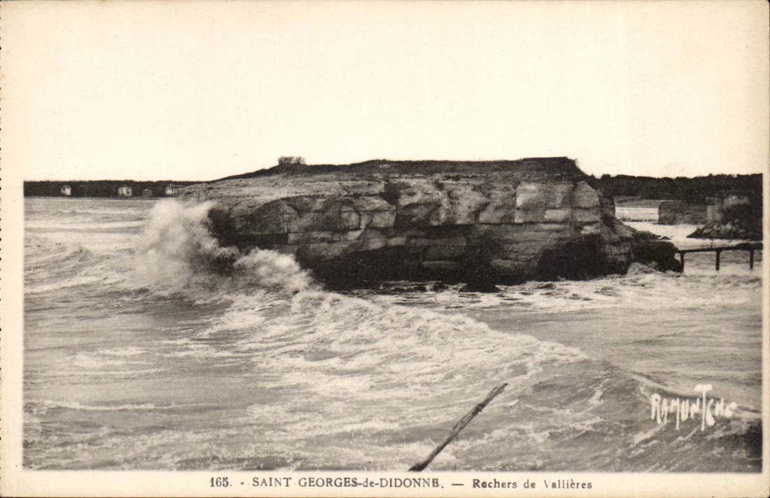 Saint Georges de Didonne - Felsen von Vallieres - CPA