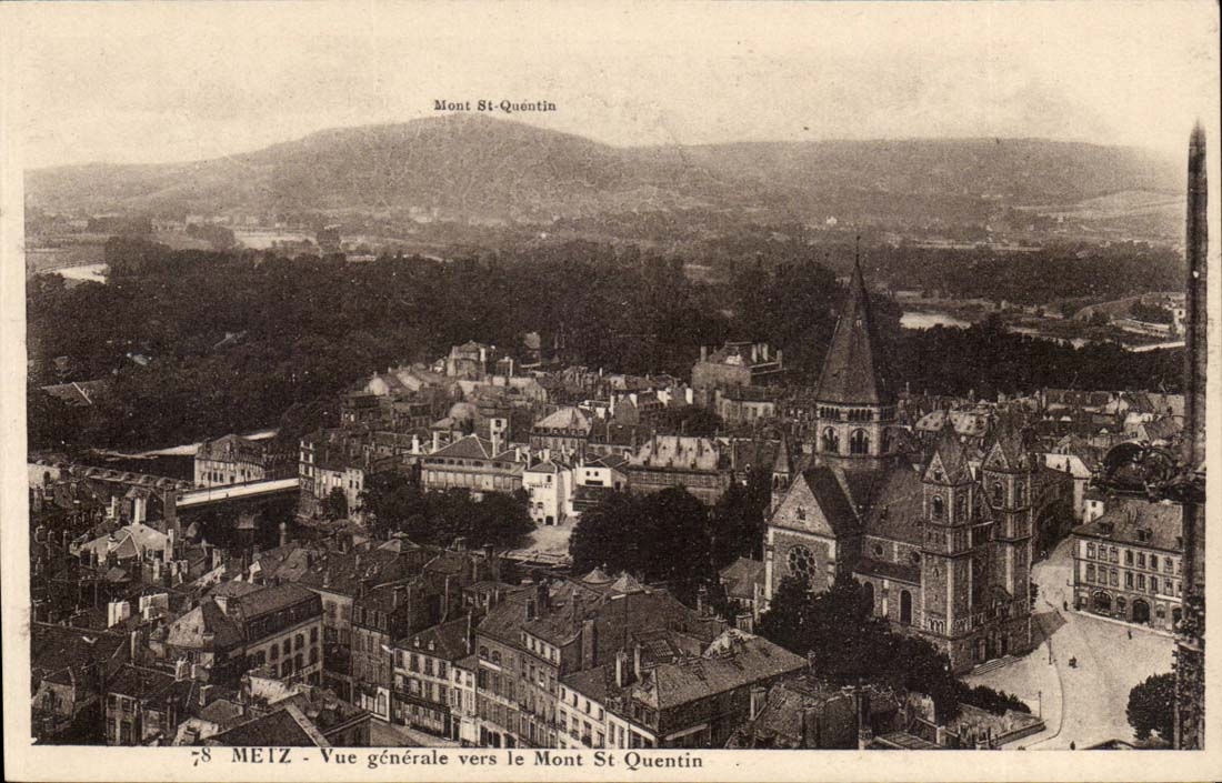 Metz CPa View towards the Mount St Quentin