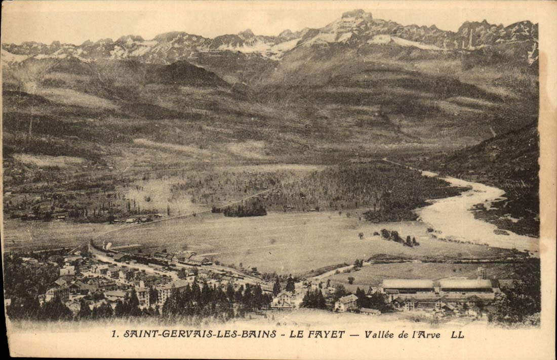 Saint Gervais les Bains CPA Fayet Valley of the arve
