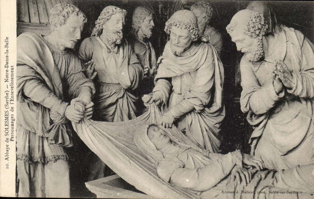 Solesmes CPA Notre Dame Abbey beautiful the Character of the burial