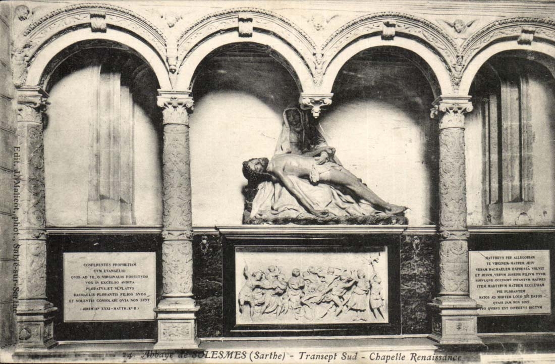 Solesmes CPA southern Transept Abbey Vault Renaissance