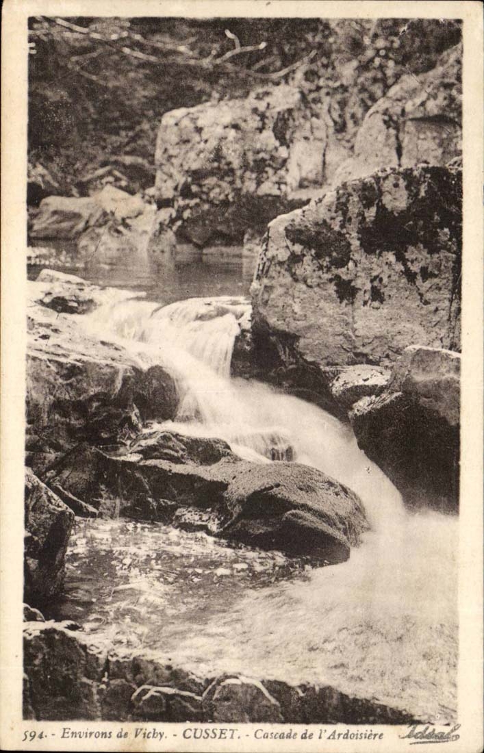 Umlagerungen Vichy CPA Cusset der Kaskade des salte bauen ab