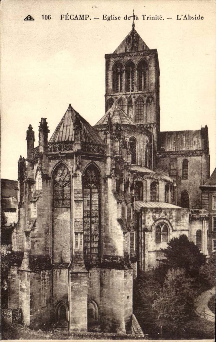 Fecamp CPA Kirche der Dreiheit der Apse