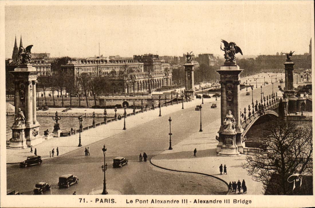 Paris 8 - Bridge Alexandre III - CPA