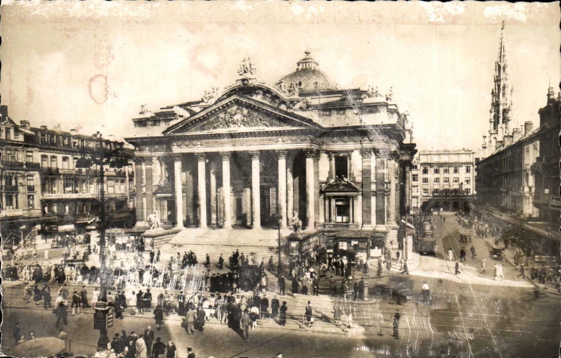 Belgien - Belgien - Brussel der Austausch-Vorrat Borse-Brussel-de Beurs Brussel - CPA