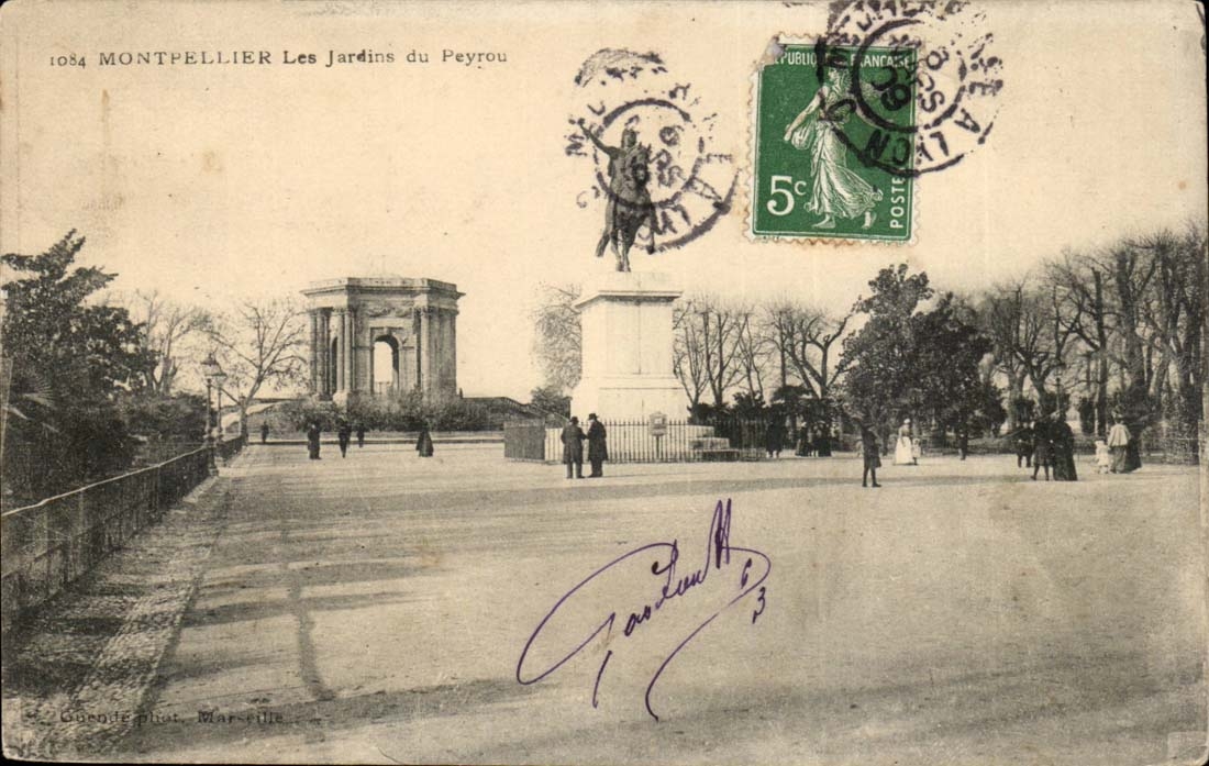 Montpellier CPA Les jardins du Peyrou