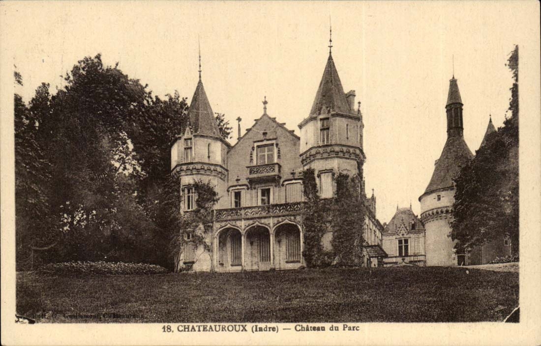 Schloss Chateauroux-CPA des Parks