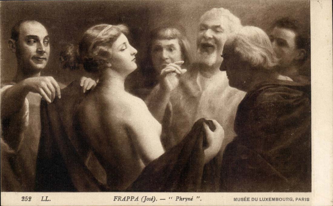 CPA getroffenes Phryne Musee von Luxemburg Paris