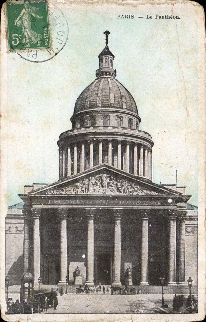 Paris - 5 - the Pantheon - CPA