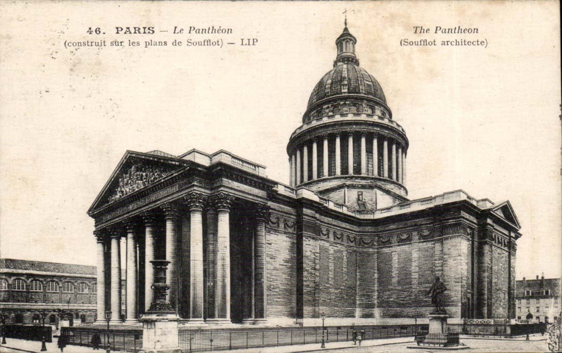 Paris - 5 - the Pantheon - CPA