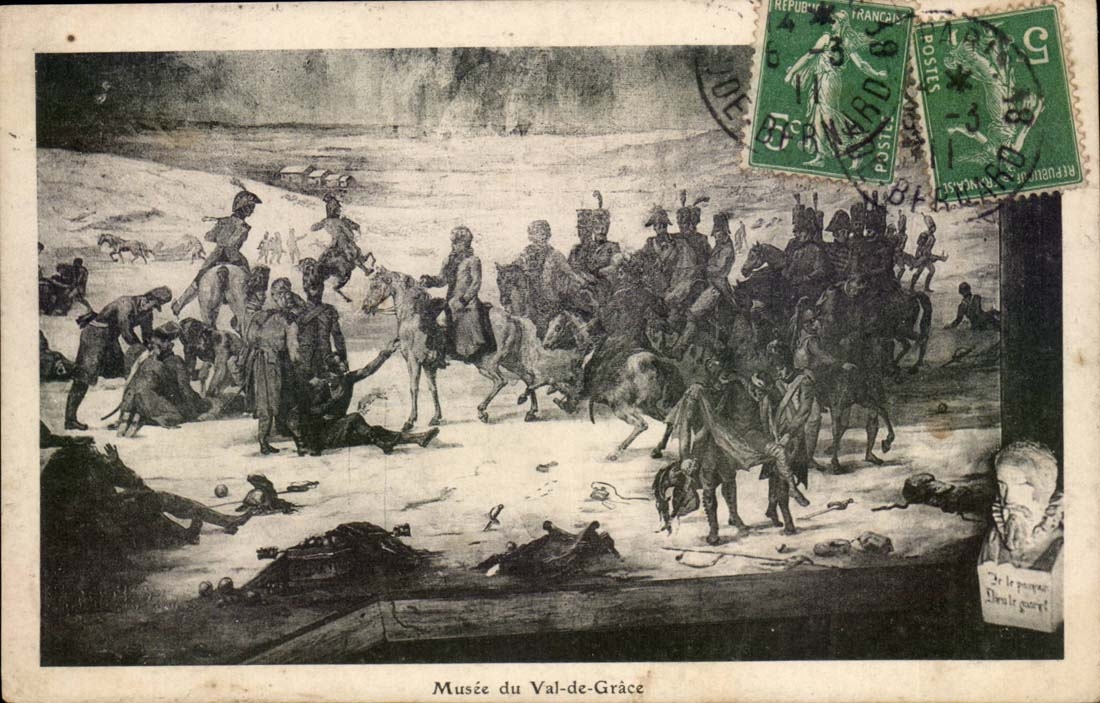 Paris - 5 - Museum Val de Grâce table - militaria soldier horse - CPA