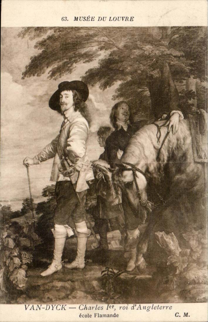Paris - 1 - Luftschlitz - Van Dyck - Konig Charless Ier d Angleterre flamische Schule - CPA