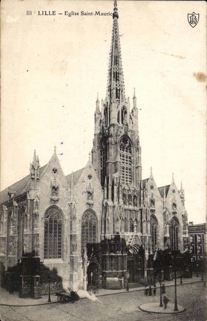 Lille - Church Saint Maurice - CPA