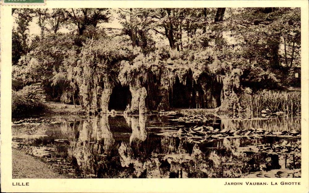Lille - Vauban Garden - the Cave - CPA