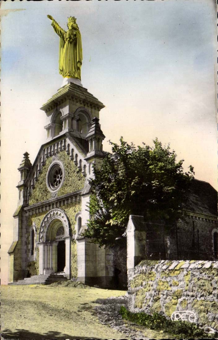 Nickelsilber auf Hohle - die gute Dame - CPA