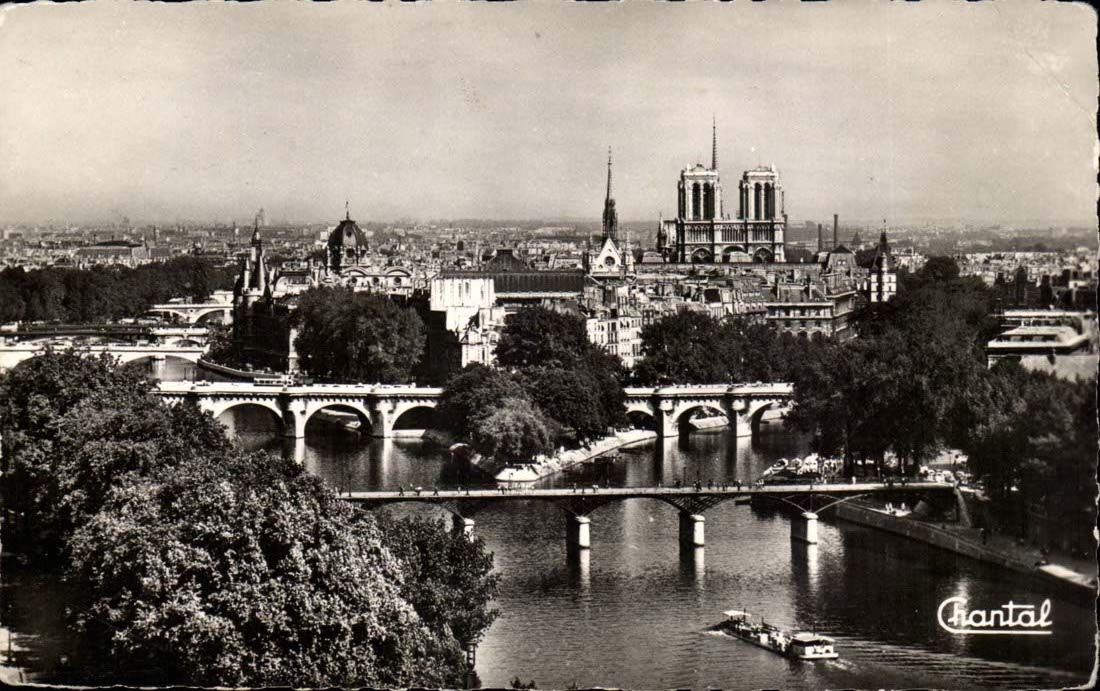 Paris - der Punkt der ISCED ah der Brucken - CPA