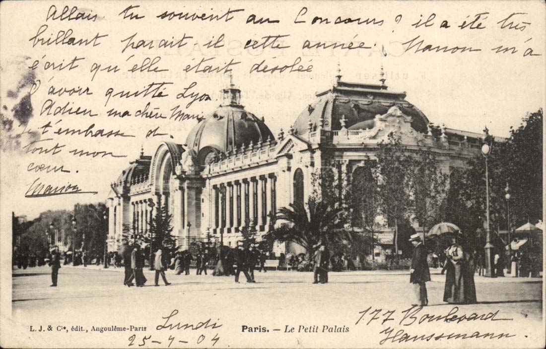 Paris 8 - The Petit Palais - CPA